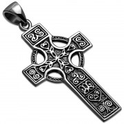 Celtic Silver Cross Pendant, pn105